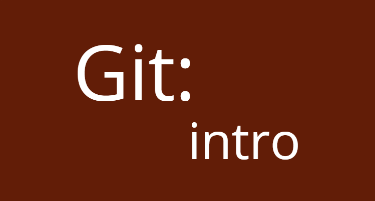 Title slide for first git tutorial.